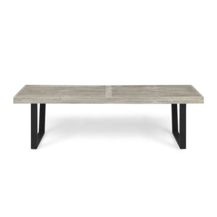 Solid Wood Outdoor Bench