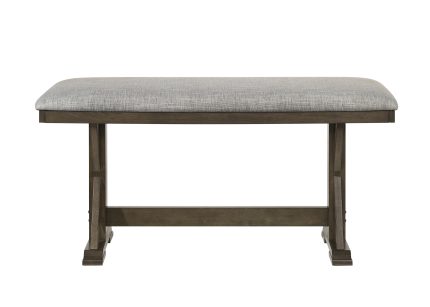 Rural style cushioned counter high dining chairs